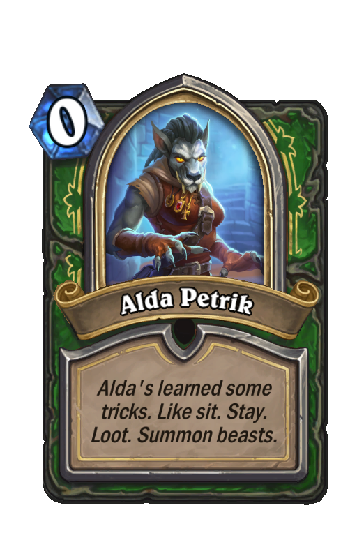 Alda Petrik Hearthstone kártya