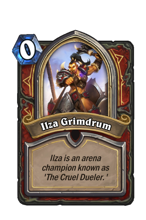 Ilza Grimdrum Hearthstone kártya