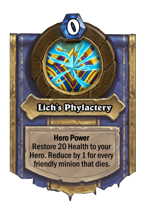 Lich's Phylactery Hearthstone kártya