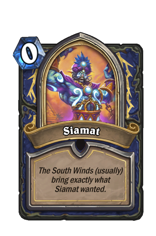 Siamat Hearthstone kártya