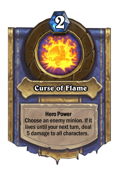 Curse of Flame Hearthstone kártya