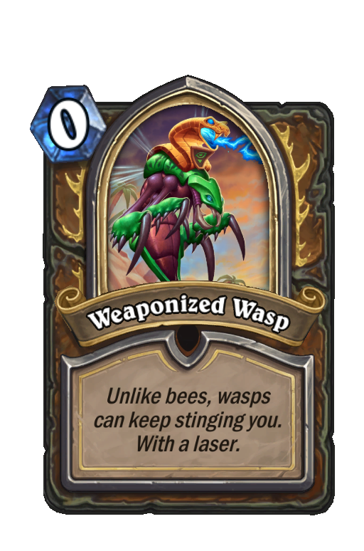 Weaponized Wasp Hearthstone kártya