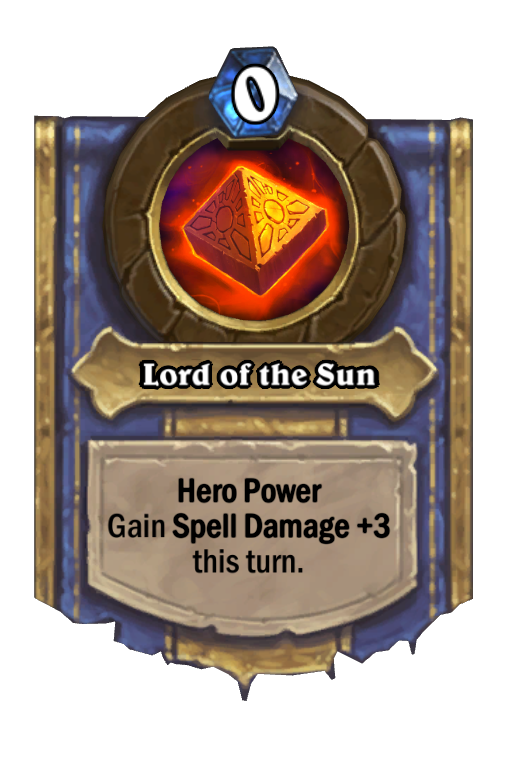Lord of the Sun Hearthstone kártya