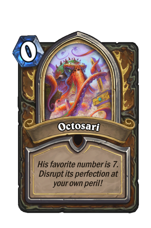 Octosari Hearthstone kártya