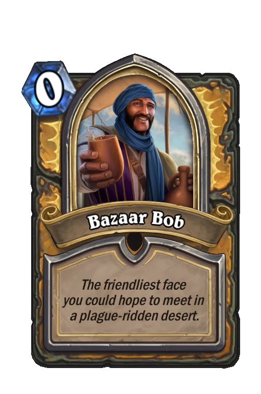 Bazaar Bob Hearthstone kártya