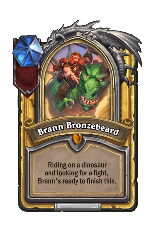 Brann Bronzebeard Hearthstone kártya