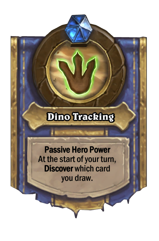 Dino Tracking Hearthstone kártya