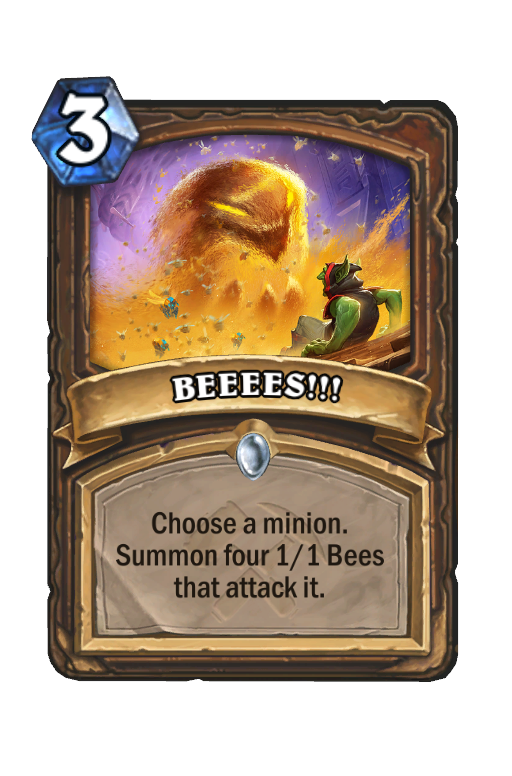BEEEES!!! Hearthstone kártya
