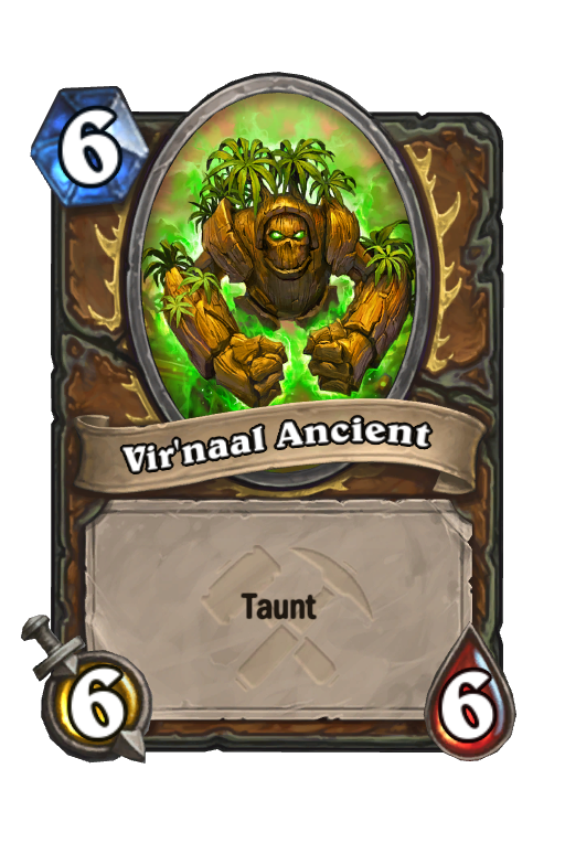 Vir'naal Ancient Hearthstone kártya