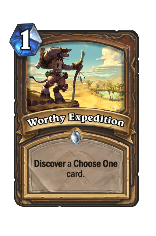 Worthy Expedition Hearthstone kártya