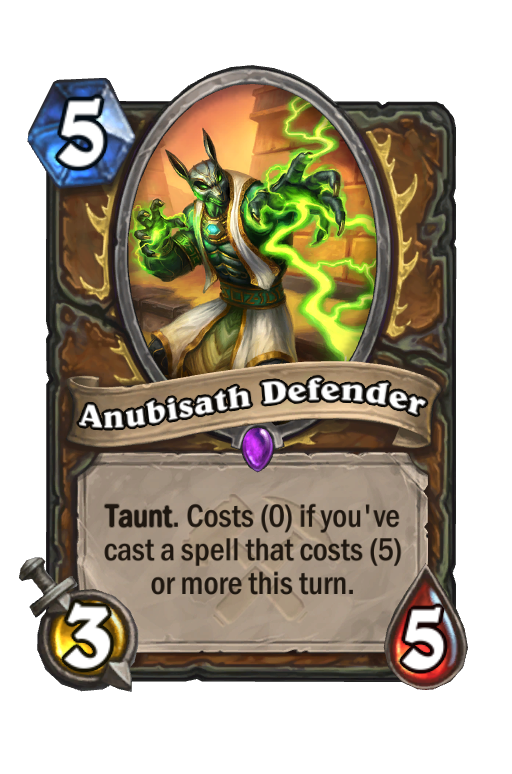 Anubisath Defender Hearthstone kártya