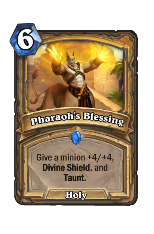 Pharaoh's Blessing Hearthstone kártya