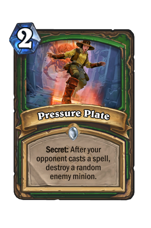 Pressure Plate Hearthstone kártya