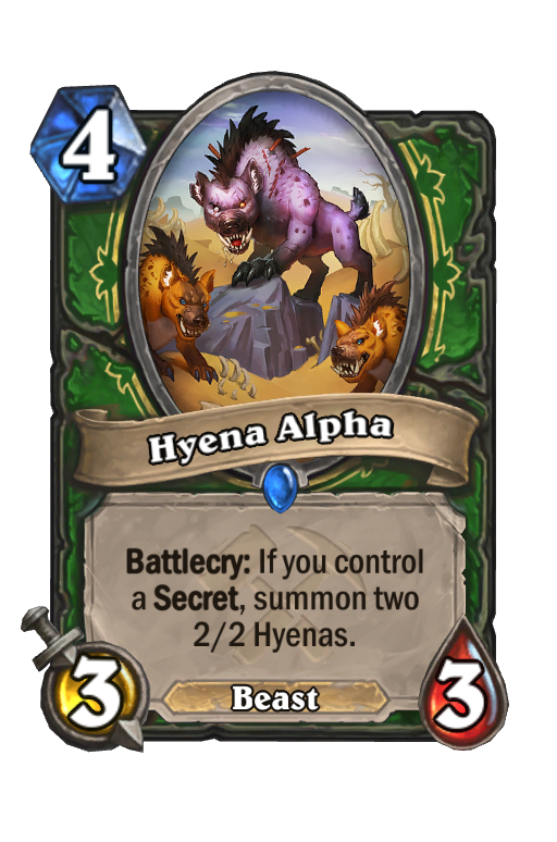 Hyena Alpha Hearthstone kártya