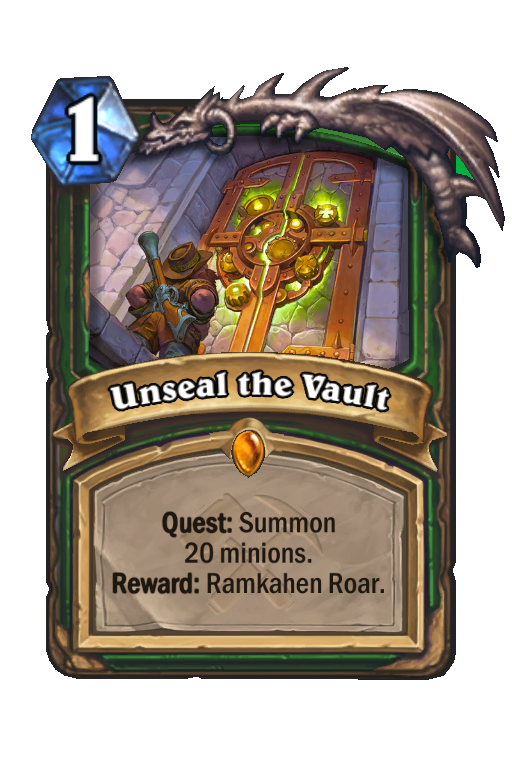 Unseal the Vault Hearthstone kártya