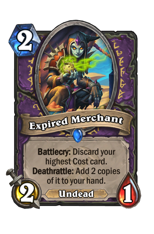 Expired Merchant Hearthstone kártya