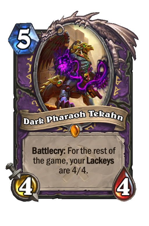 Dark Pharaoh Tekahn Hearthstone kártya