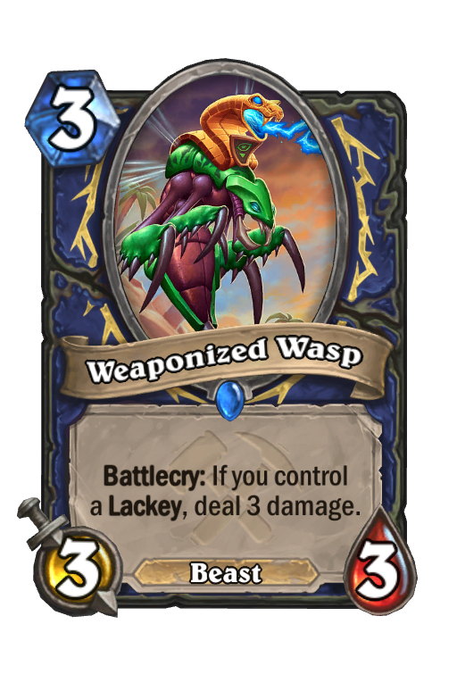 Weaponized Wasp Hearthstone kártya
