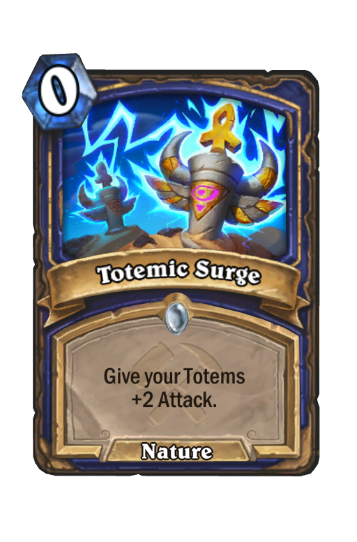 Totemic Surge Hearthstone kártya