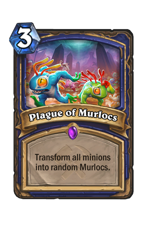 Plague of Murlocs Hearthstone kártya