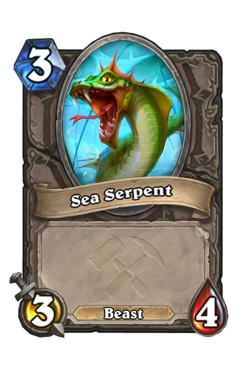 Sea Serpent Hearthstone kártya