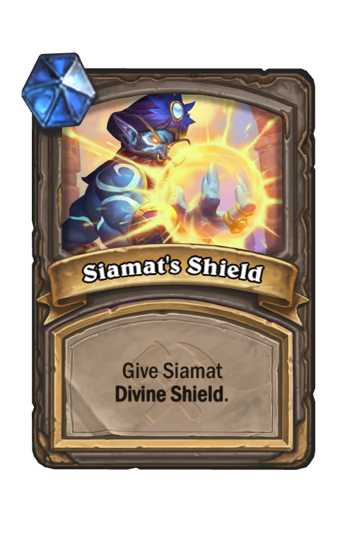Siamat's Shield Hearthstone kártya