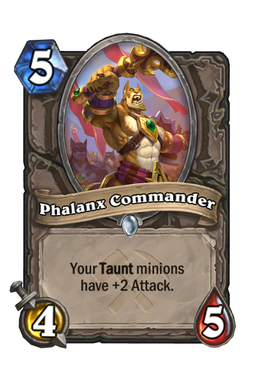 Phalanx Commander Hearthstone kártya