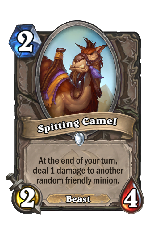 Spitting Camel Hearthstone kártya