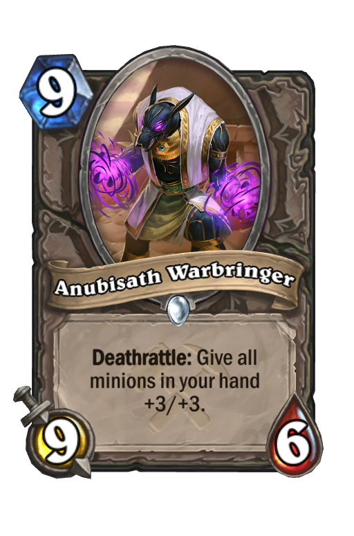 Anubisath Warbringer Hearthstone kártya