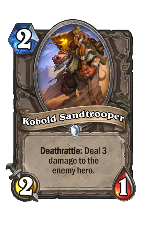 Kobold Sandtrooper Hearthstone kártya