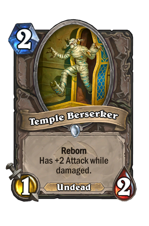 Temple Berserker Hearthstone kártya