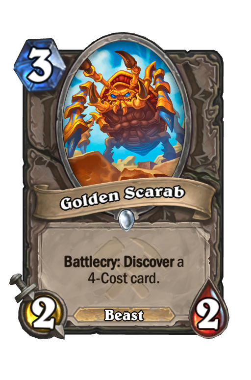 Golden Scarab Hearthstone kártya