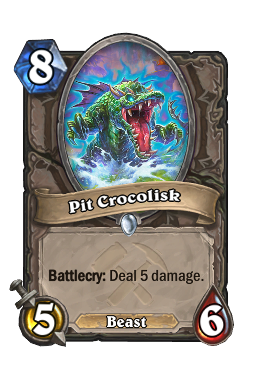 Pit Crocolisk Hearthstone kártya