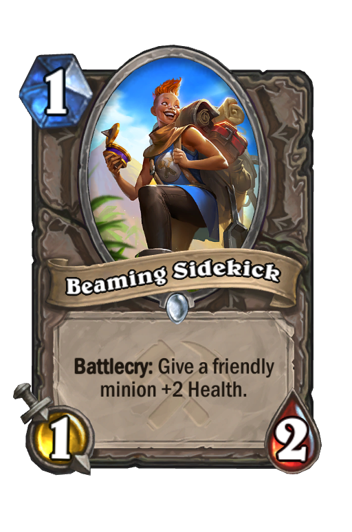 Beaming Sidekick Hearthstone kártya