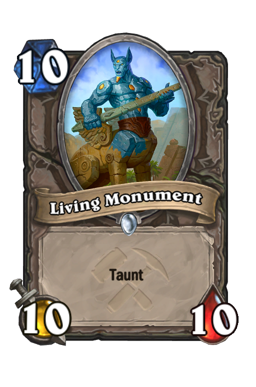 Living Monument Hearthstone kártya