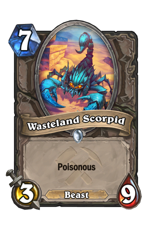 Wasteland Scorpid Hearthstone kártya