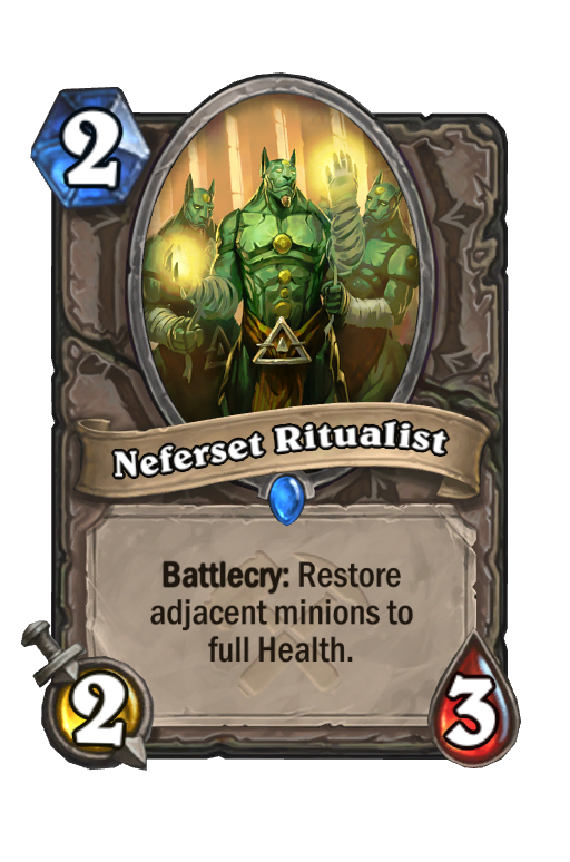 Neferset Ritualist Hearthstone kártya