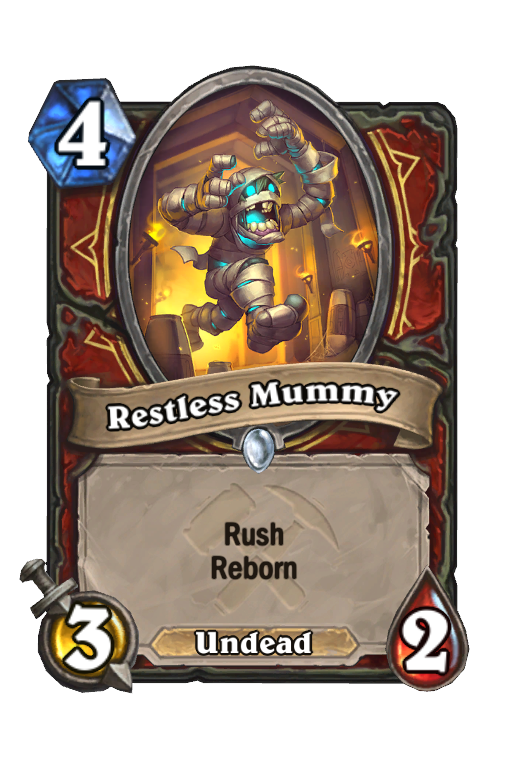 Restless Mummy Hearthstone kártya