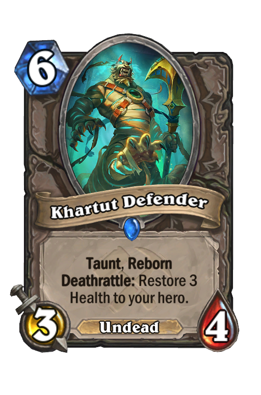Khartut Defender Hearthstone kártya
