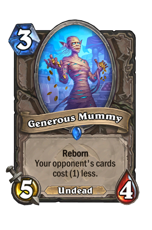 Generous Mummy Hearthstone kártya