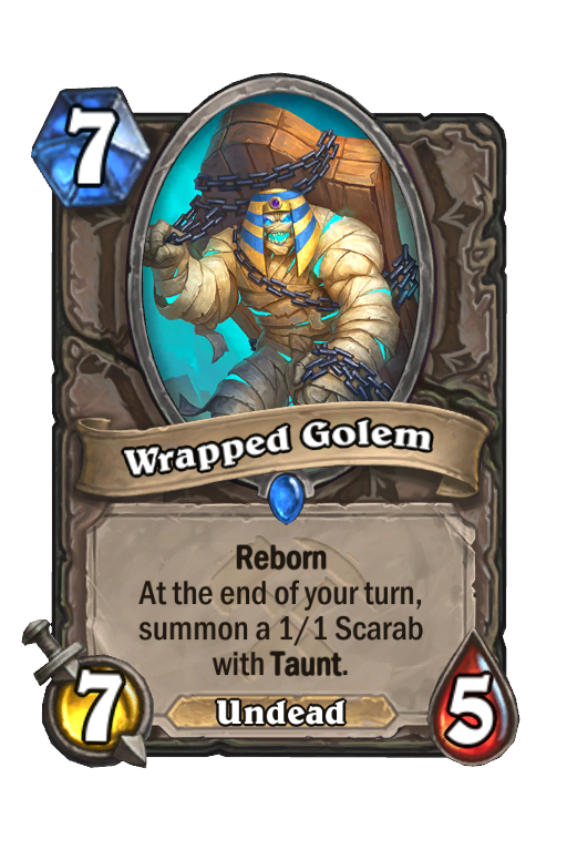Wrapped Golem Hearthstone kártya