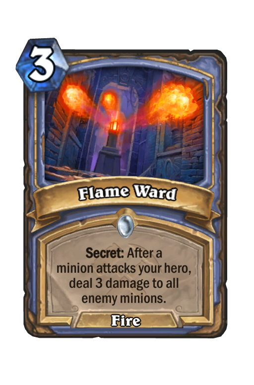 Flame Ward Hearthstone kártya