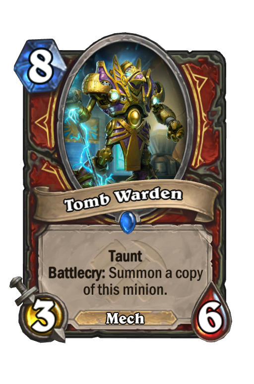 Tomb Warden Hearthstone kártya