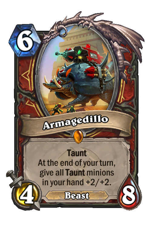 Armagedillo Hearthstone kártya