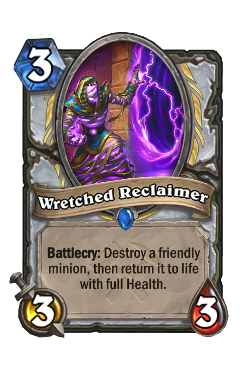 Wretched Reclaimer Hearthstone kártya