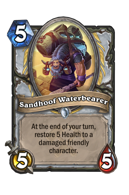 Sandhoof Waterbearer Hearthstone kártya