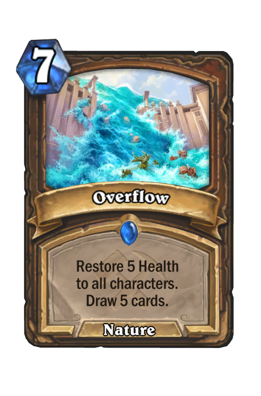 Overflow Hearthstone kártya