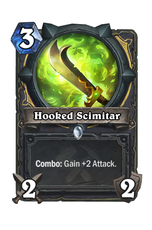 Hooked Scimitar Hearthstone kártya