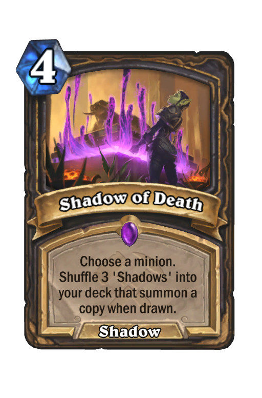 Shadow of Death Hearthstone kártya