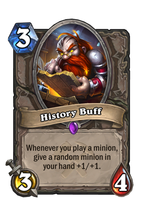 History Buff Hearthstone kártya